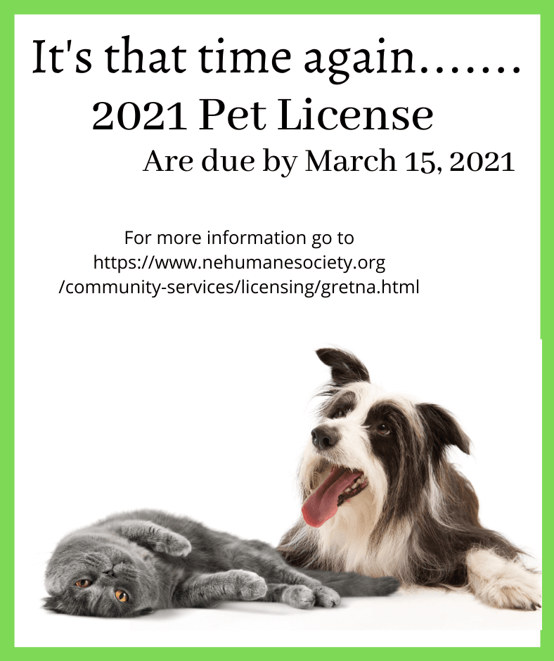 Website 2021 Pet License