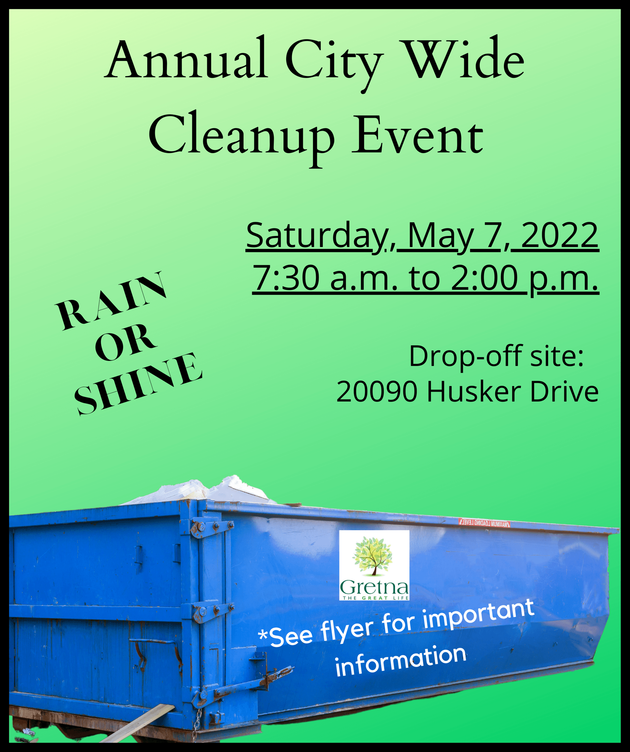 web - Annual City Wide Cleanup Event