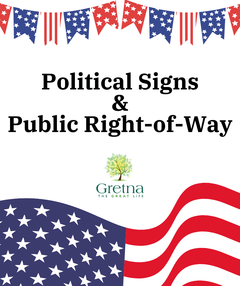 Political Signs and Public Right of Way Website