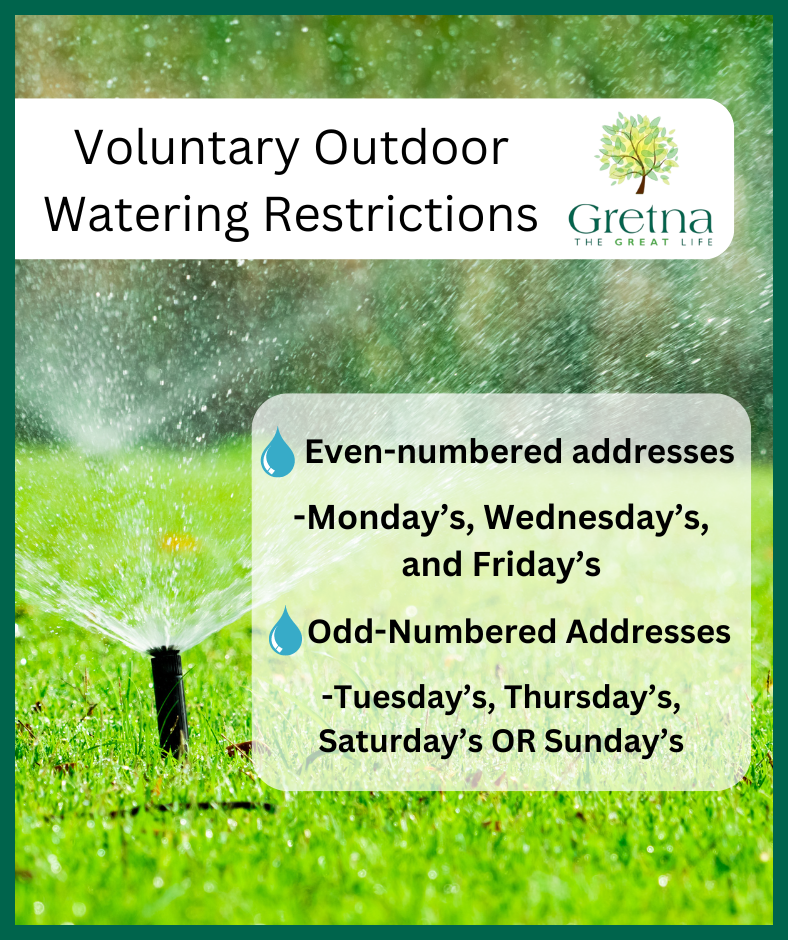 Voluntary Outdoor Watering Restrictions 2024 Website