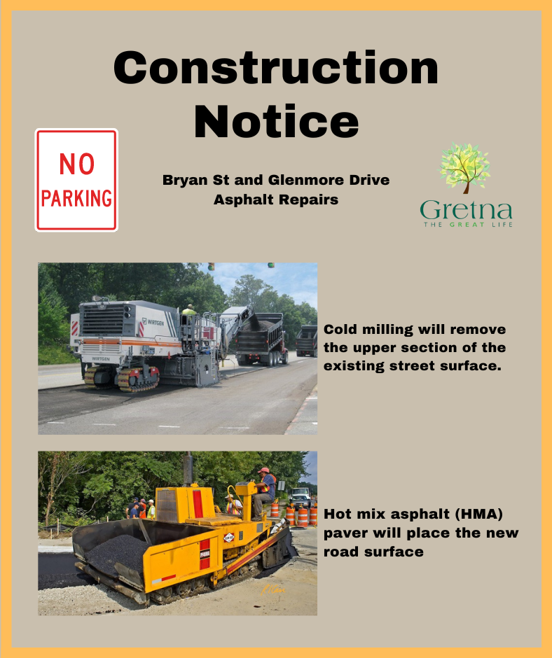Bryan St and Glenmore Dr asphalt repair Website