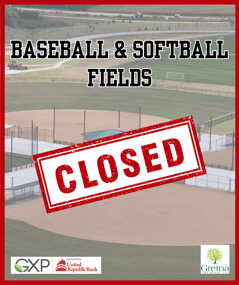 Baseball and softball fields closed Website