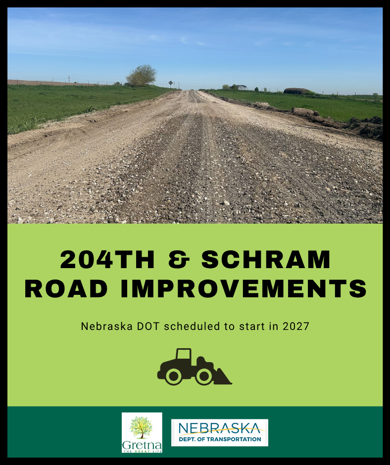 NE DOT AND 204th and Schram Improvements website
