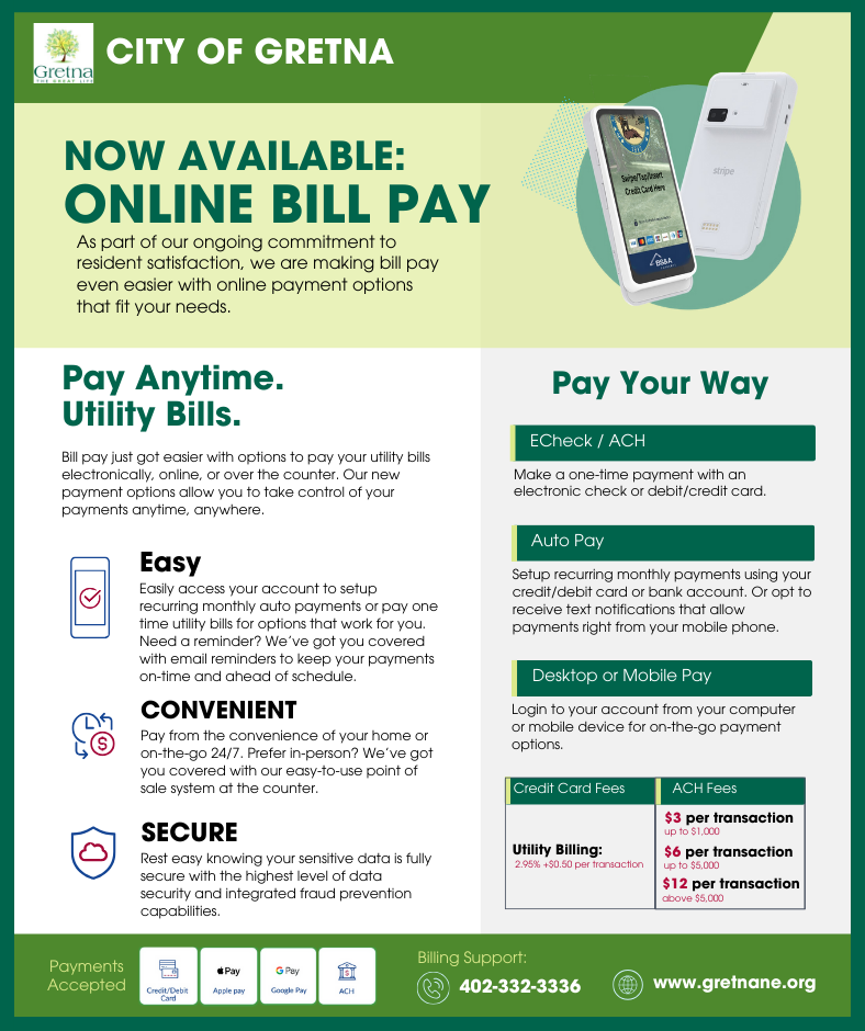 New Utility Billing Flyer for Residents - Wesbite